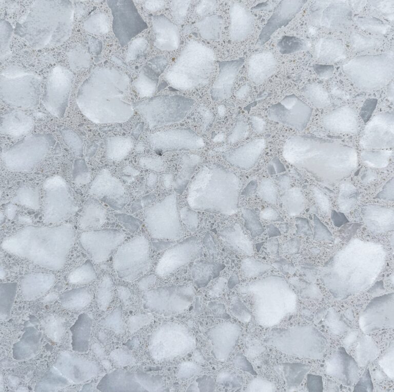 Light Grey Italian Terrazzo - Close Up