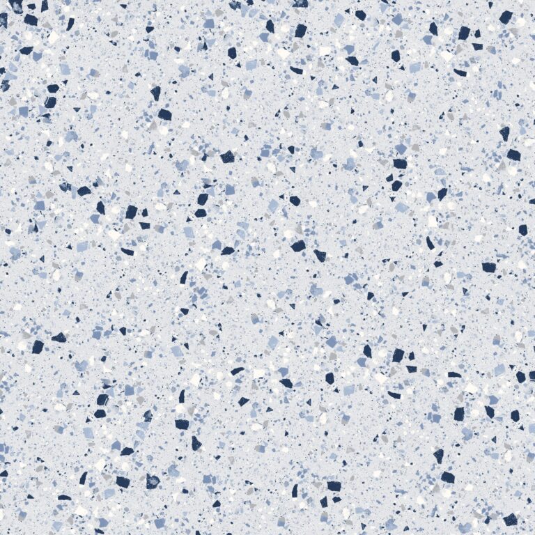 Rialto Terrazzo Blue - Close Up