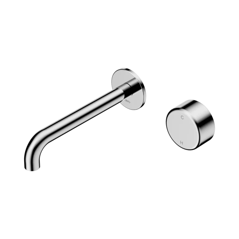 Serenity Progressive Wall Basin Mixer 185mm Spout - Chrome