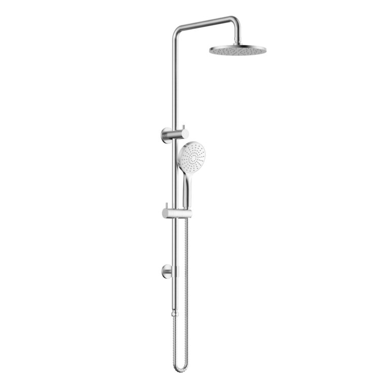 Star Project Shower Column Set - Brushed Chrome