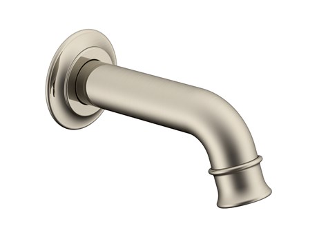 Eternal Mini Wall Spout Brushed Nickel