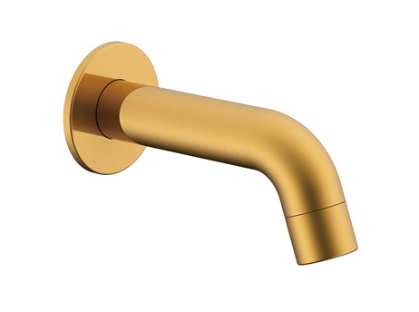 Soul Mini Wall Spout Brushed Brass