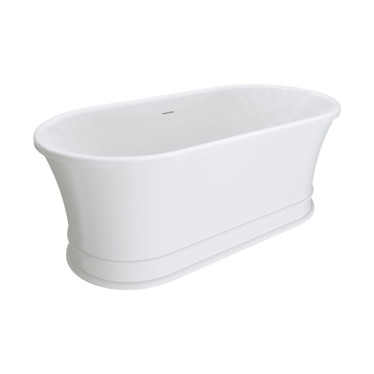 Lillian Freestanding Solid Surface and Acrylic Bath, 1500mm