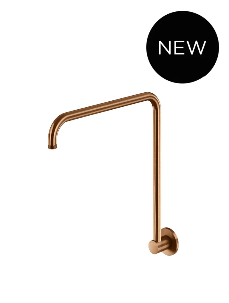 High Rise Shower Arm - Lustre Bronze